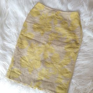 The Limited Linen Blend Pencil Skirt Sz 4